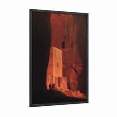 Amber Monastery Golden Hour Architecture Wall Art
