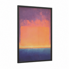 Abstract Sunset Horizon Expressionism Wall Art