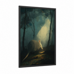 Aardvark Forest Light Mystical Wildlife Wall Art