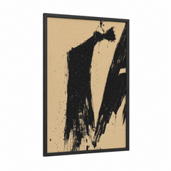 Abstract Minimalist Tie Illustration Wall Art
