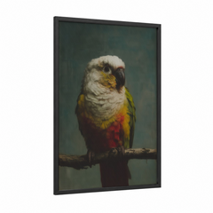African Eagle Parrot Portrait Wall Art