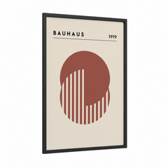 Abstract Geometric Head 1919 Bauhaus Wall Art