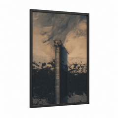Aerial Pier Minimalist Coastal Landscape Wall Art