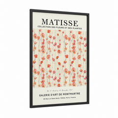 Abstract Poppy Flowers Watercolor Wall Art