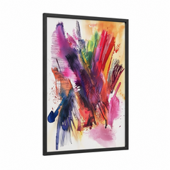 Abstract Expressionism Colorful Wall Art