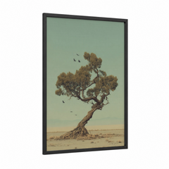 Ancient Desert Juniper Tree Landscape Wall Art