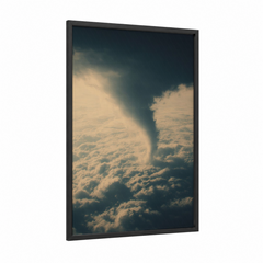 Aerial Tornado Storm Cloud Formation Wall Art