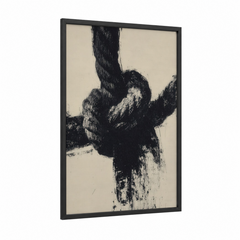 Abstract Rope Knots Textured Wall Art