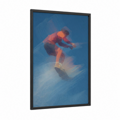 Airborne Wakeboarder Water Sports Wall Art