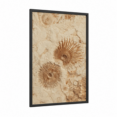 Ancient Fossil Impressions Stone Wall Art