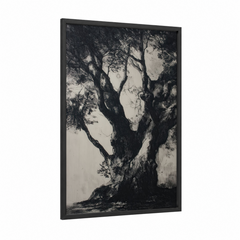 Ancient Banyan Tree Etching Wall Art