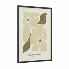 Abstract Minimalist Floral Garden Wall Art