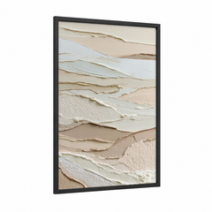 Abstract Minimalist Layered Texture Wall Art