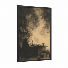 Alchemist's Forge Dark Fantasy Wall Art