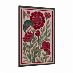 Abstract Botanical Flower Art Print Wall Art