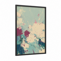 Abstract Floral Expressionism Watercolor Wall Art