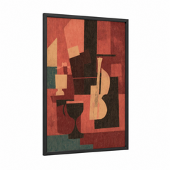 Abstract Jazz Music Art Deco Wall Art
