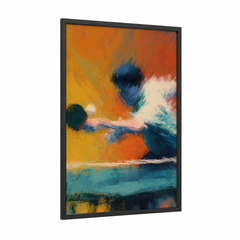 Abstract Table Tennis Dynamic Rally Wall Art