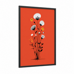 Abstract Wildflower Art Print Wall Art