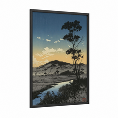 Acacia Tree Savanna Sunset Landscape Wall Art
