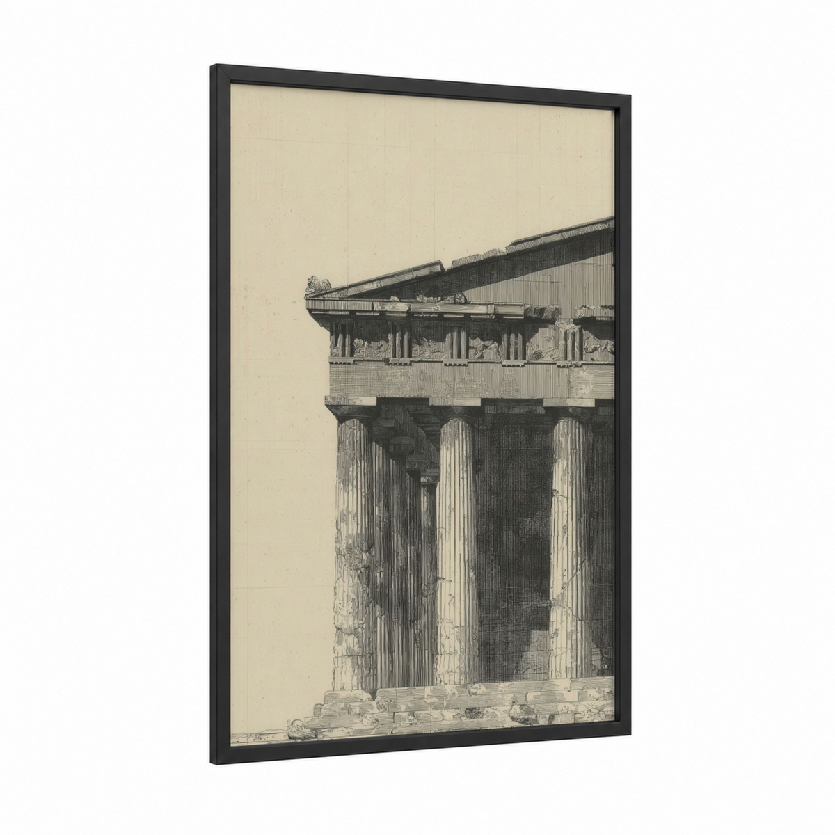 Ancient Parthenon Classical Architecture Wall Art