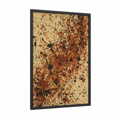 Abstract Autumn Splatter Wall Art