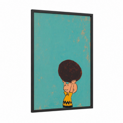 Afro Egg Hunt Easter Illustration Wall Art