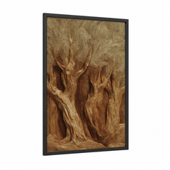 Ancient Grove Woodcarving Fine Detail Wall Art