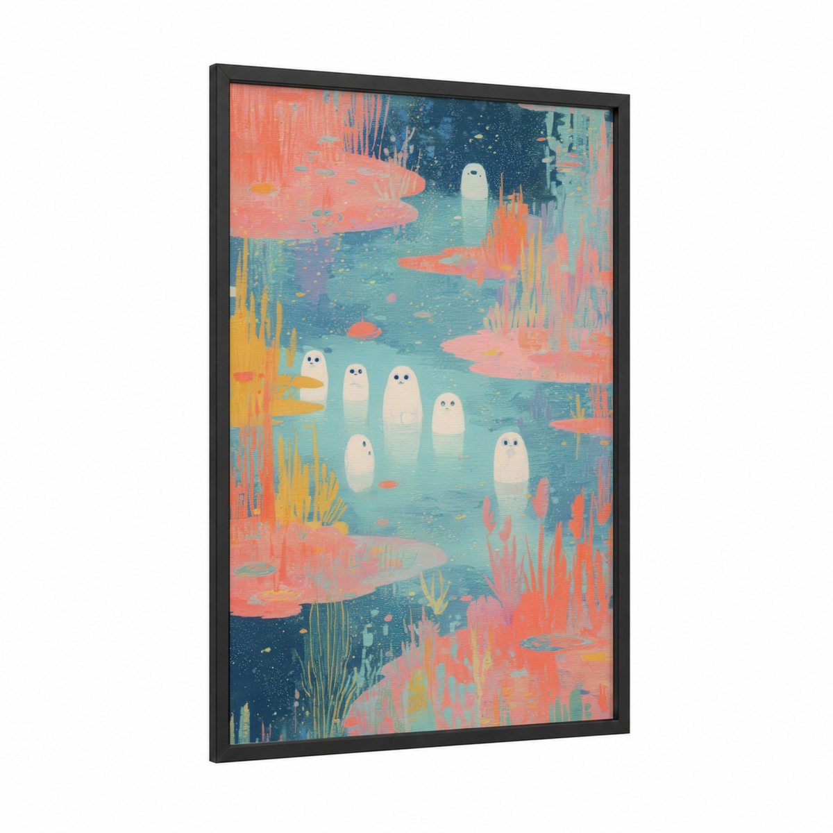 Alien Pond Extraterrestrial Wall Art