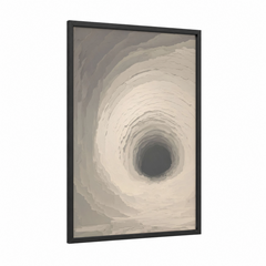 Abstract Spiral Tunnel Minimalist Wall Art