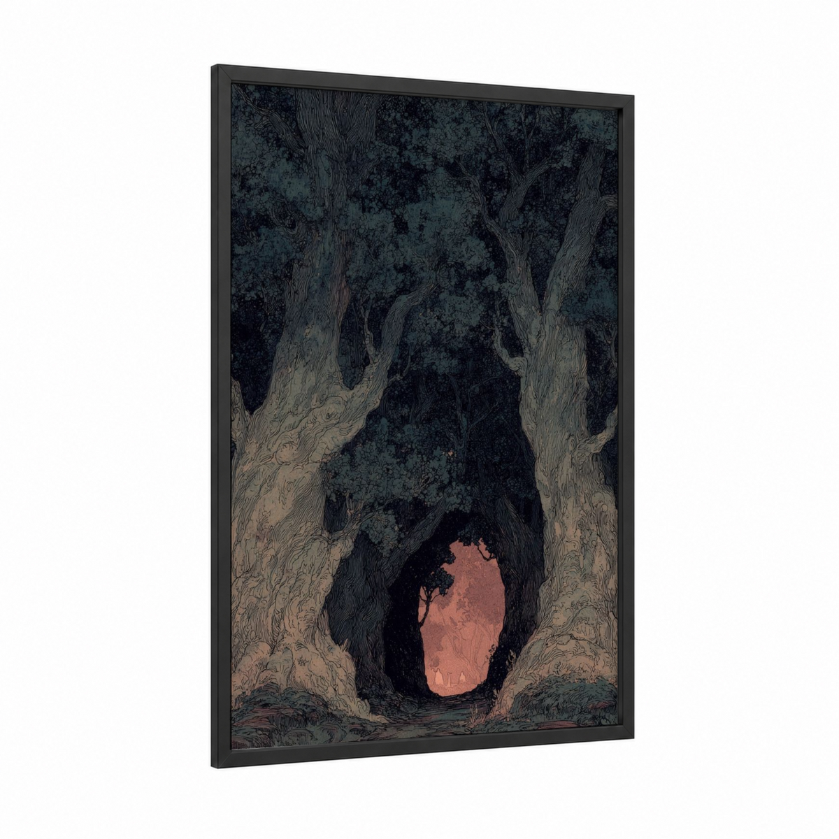 Ancient Stone Gate Architectural Wall Art