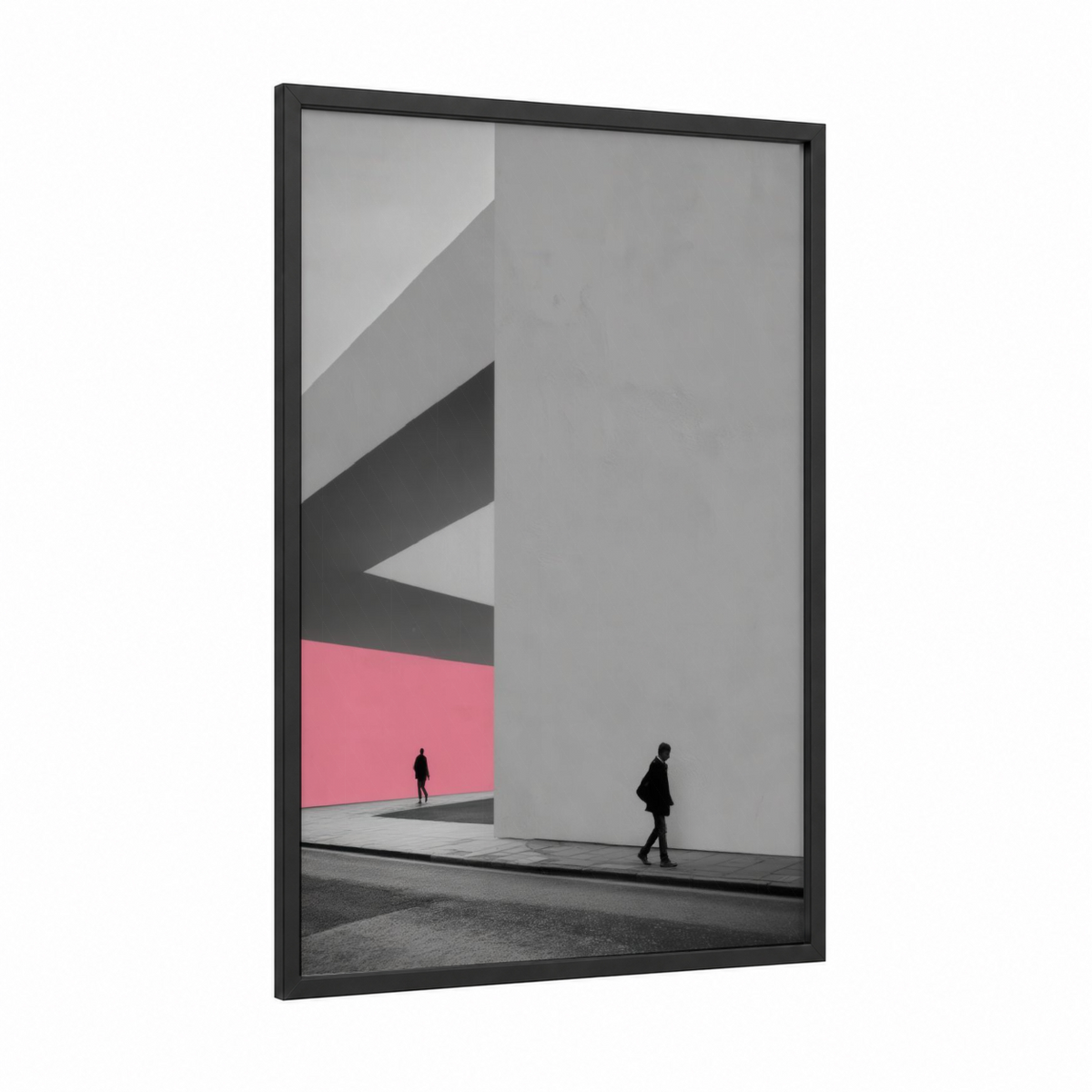 Abstract Architecture Geometric Urban Wall Art