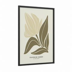 Abstract Spring Flower Garden Illustration Wall Art