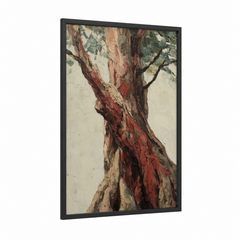 Ancient Banyan Tree Oil Painting Wall Art