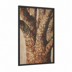 Ancient Baobab Tree Texture Art Wall Art