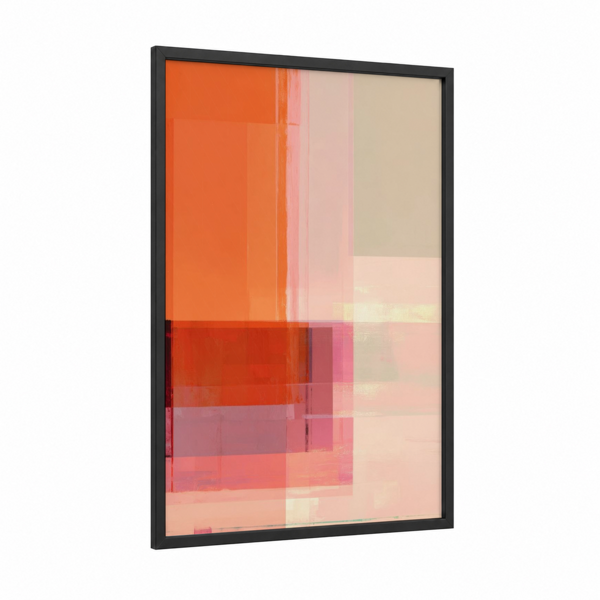 Abstract Expressionism Warm Gradient Wall Art