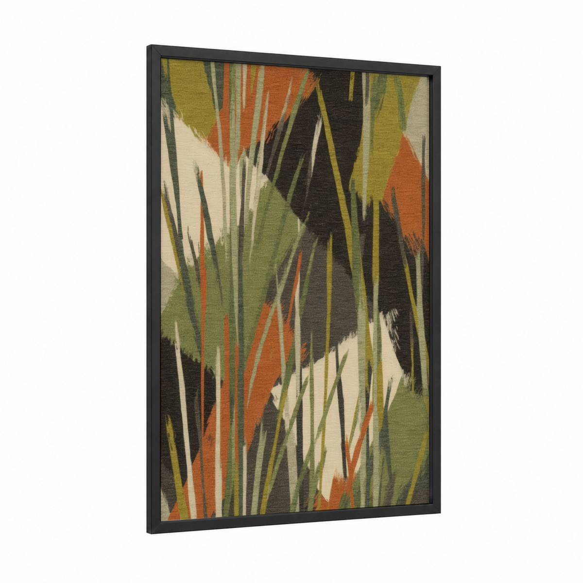 Abstract Autumn Grass Artistic Print Wall Art