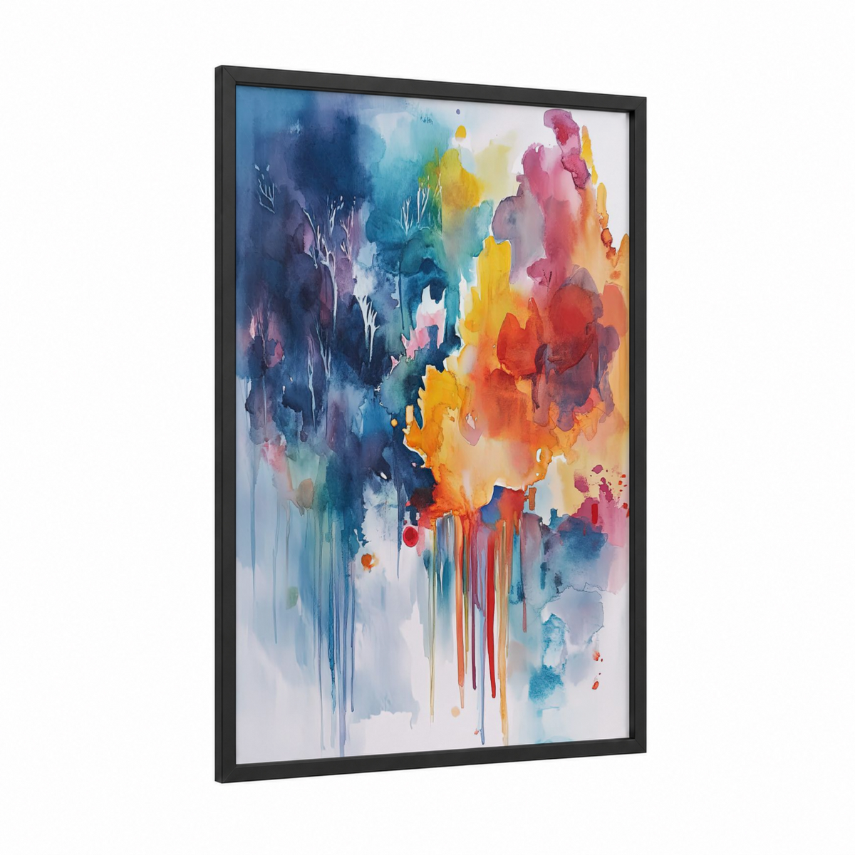 Abstract Expressionist Watercolor Wall Art