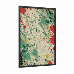Abstract Salad Splash Modern Wall Art