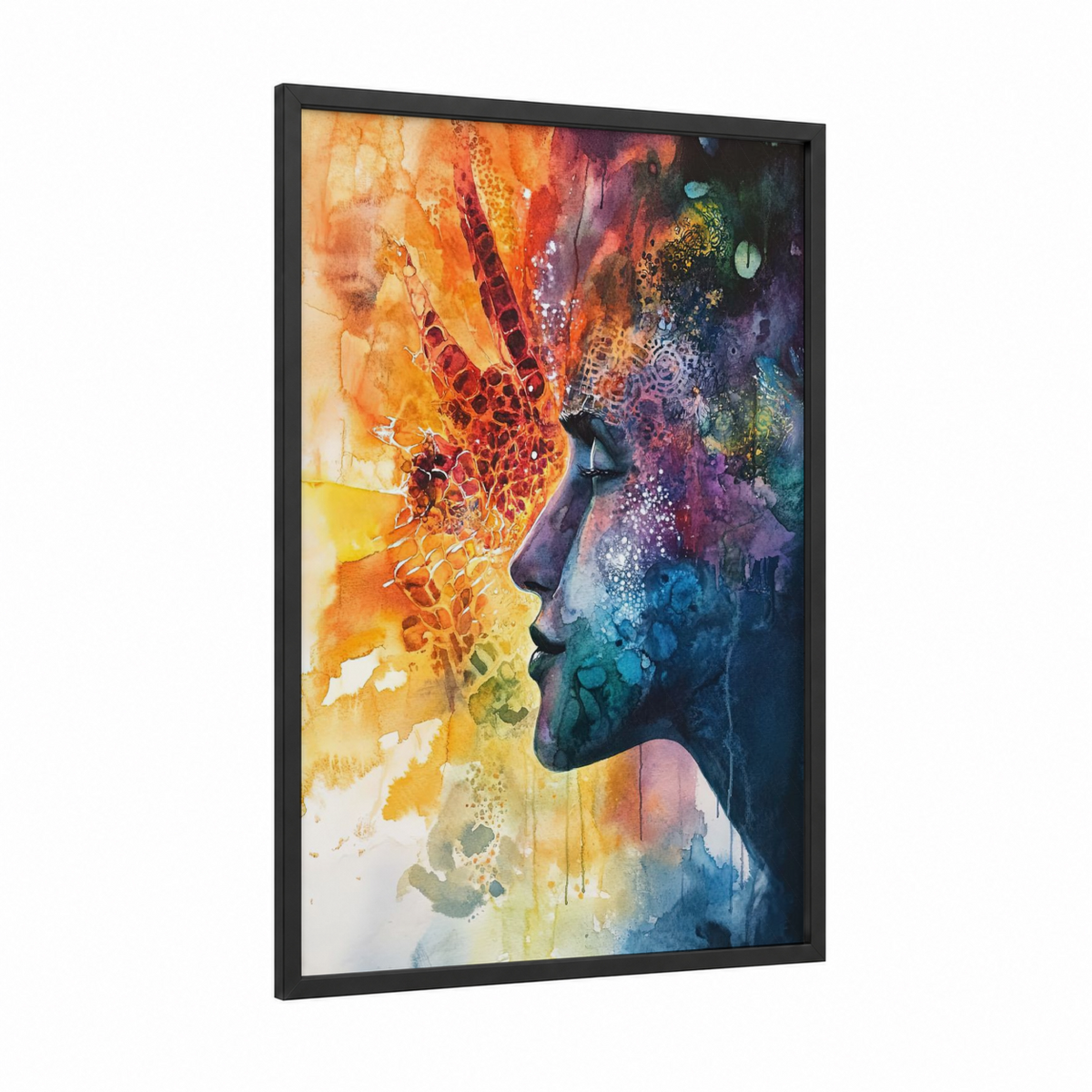 Abstract Expressionism Colorful Mind Art Wall Art