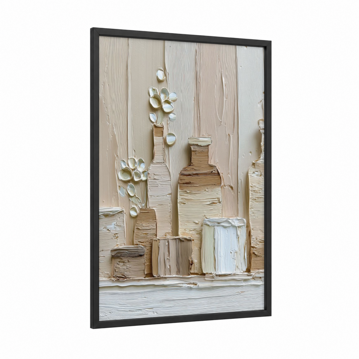 Abstract Minimalist Vessels Textured Wall Art