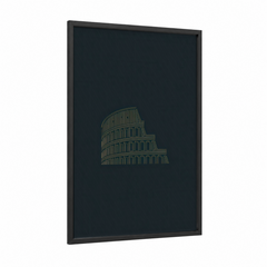 Ancient Colosseum Line Art Design Wall Art