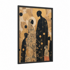 All Saints Day Celestial Silhouette Wall Art