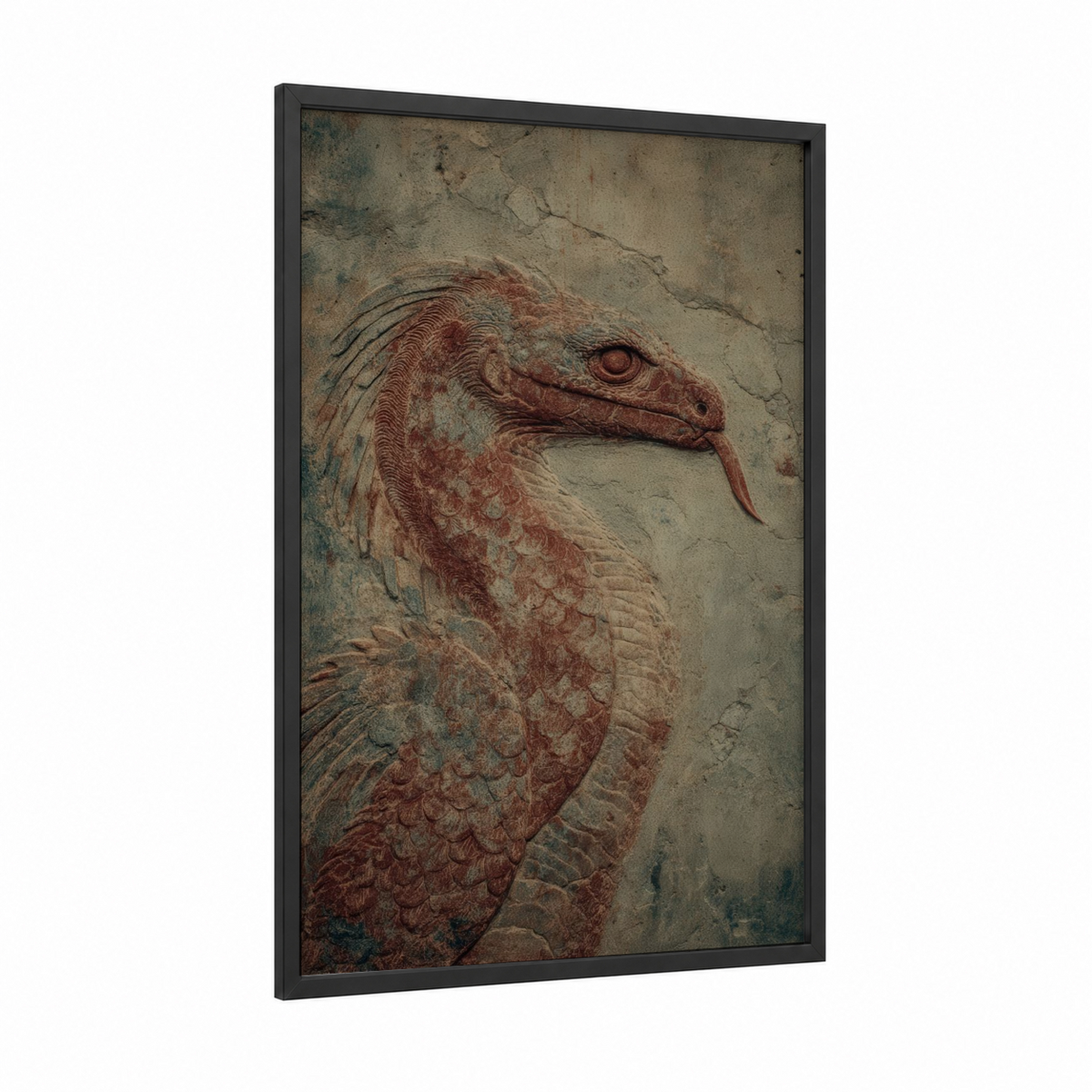 Ancient Basilisk Mythical Creature Wall Art