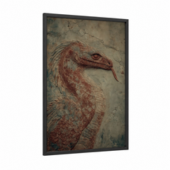 Ancient Basilisk Mythical Creature Wall Art