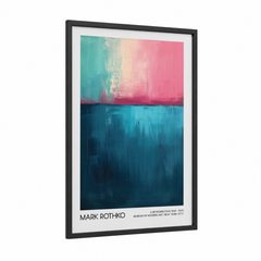 Abstract Gradient Horizon Sunset Wall Art
