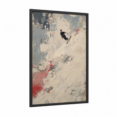 Aerial Snowboarder Action Sport Wall Art