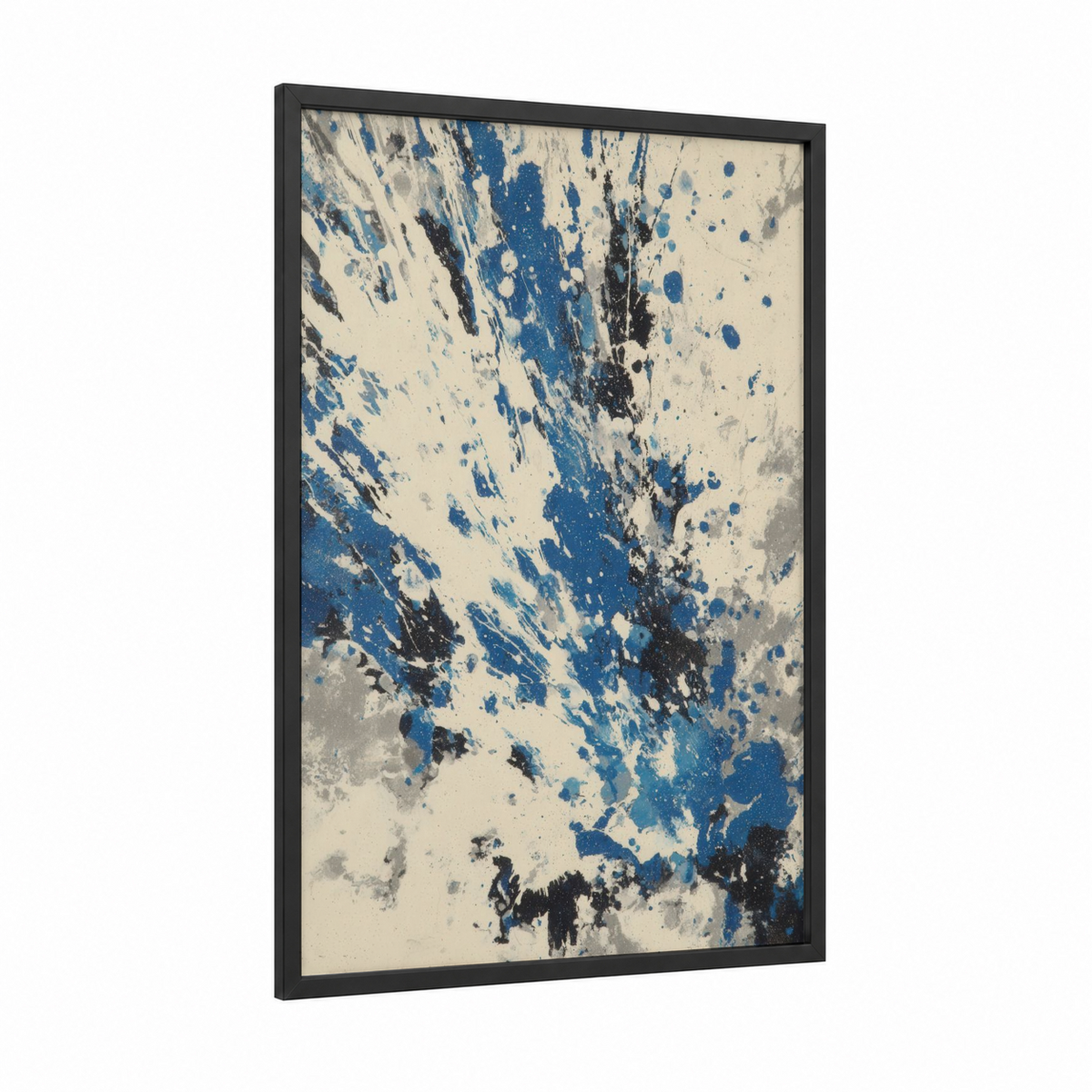 Abstract Tuna Splatter Modern Wall Art