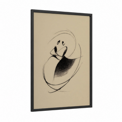 Aikido Practitioner Minimalist Line Art Wall Art