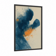 Abstract Watercolor Boxer Fighter Wall Art